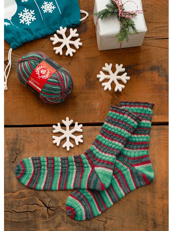 SOCKEN Meilenweit 100g Christmas von Lana Grossa