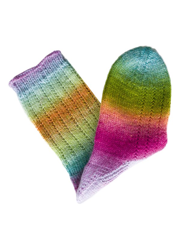 BASIC SOCKEN Meilenweit 100g Color Mix Multi von Lana Grossa