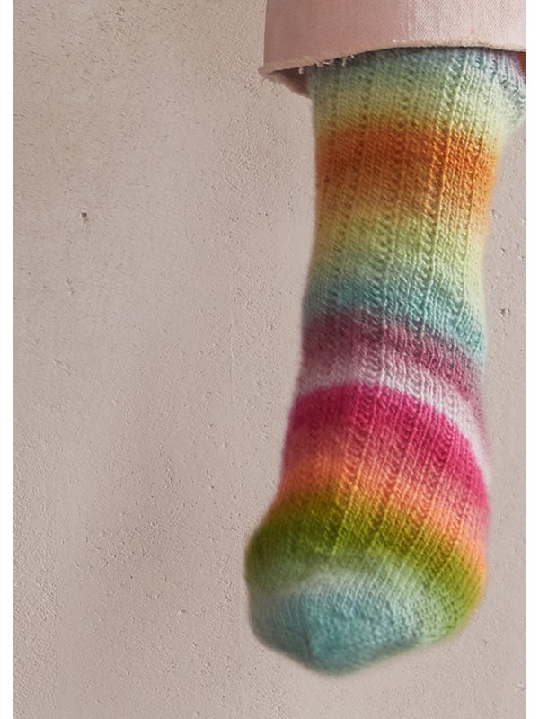 BASIS SOCKEN Meilenweit 100g Color Mix Multi von Lana Grossa