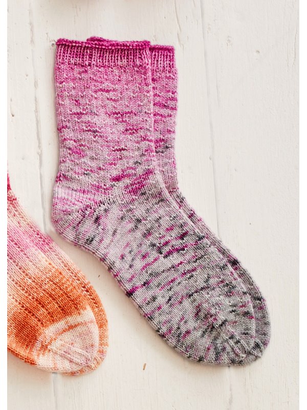 SOCKEN Meilenweit 50g Merino Jam hand-dyed von Lana Grossa