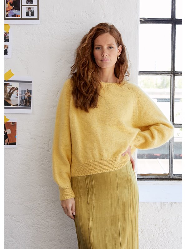 Lana Grossa TOP-DOWN-PULLOVER IDA I Cool Wool & Silkhair