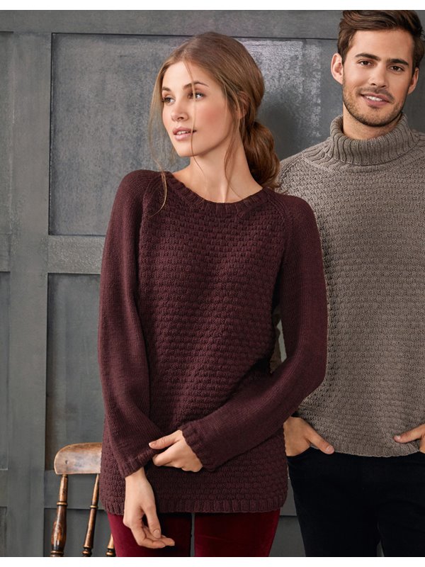 RAGLANPULLOVER Cool Wool Melange von Lana Grossa