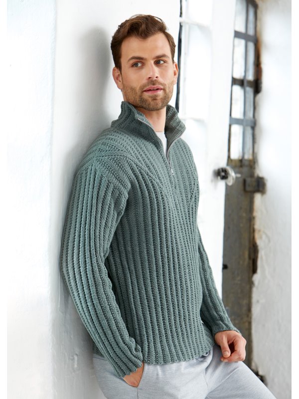 PULLOVER Cool Wool Mélange (GOTS) von Lana Grossa