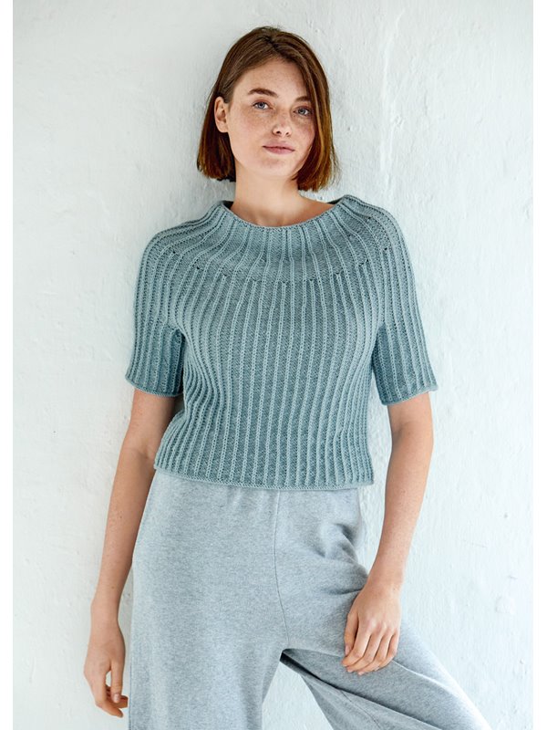 RUNDPASSENPULLOVER Cool Wool von Lana Grossa