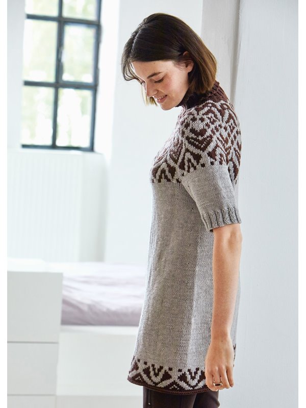 RUNDPASSENKLEID Cool Wool Big Mélange (GOTS) & Cool Wool Big von Lana Grossa