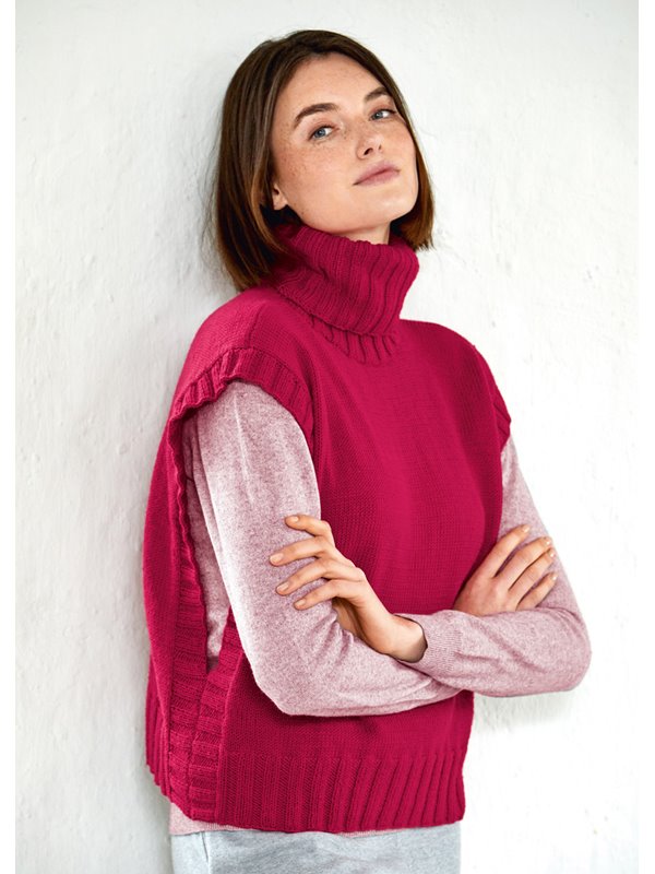 PULLUNDER MIT ROLLKRAGEN · Cool Wool von Lana Grossa