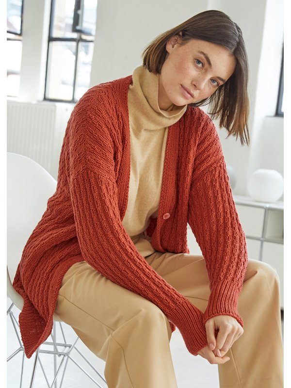 CARDIGAN Cool Wool Big von Lana Grossa