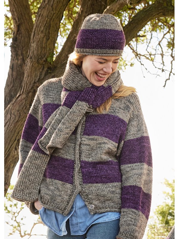 STREIFENSCHAL Vintage Chunky von Lana Grossa
