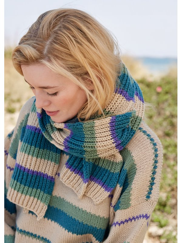 Lana Grossa STREIFENSCHAL Merino Uno