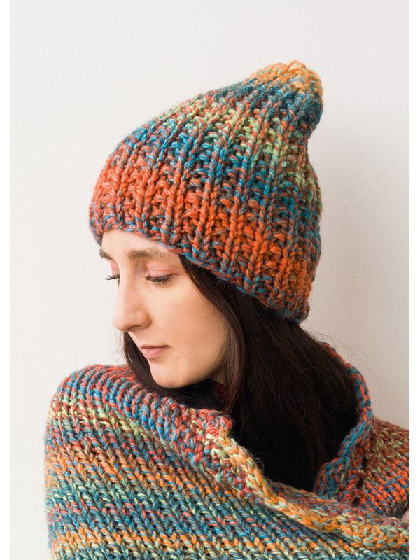 MÜTZE Merino Twister von Lana Grossa