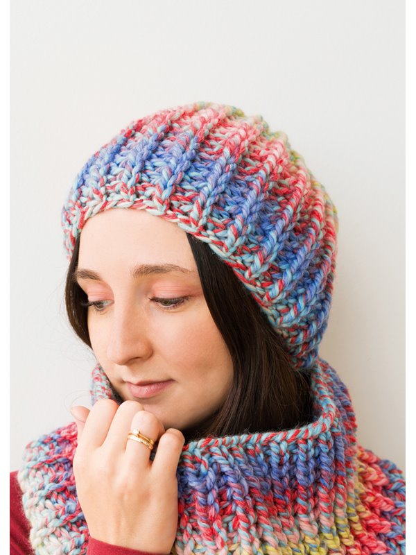 MÜTZE Merino Twister von Lana Grossa