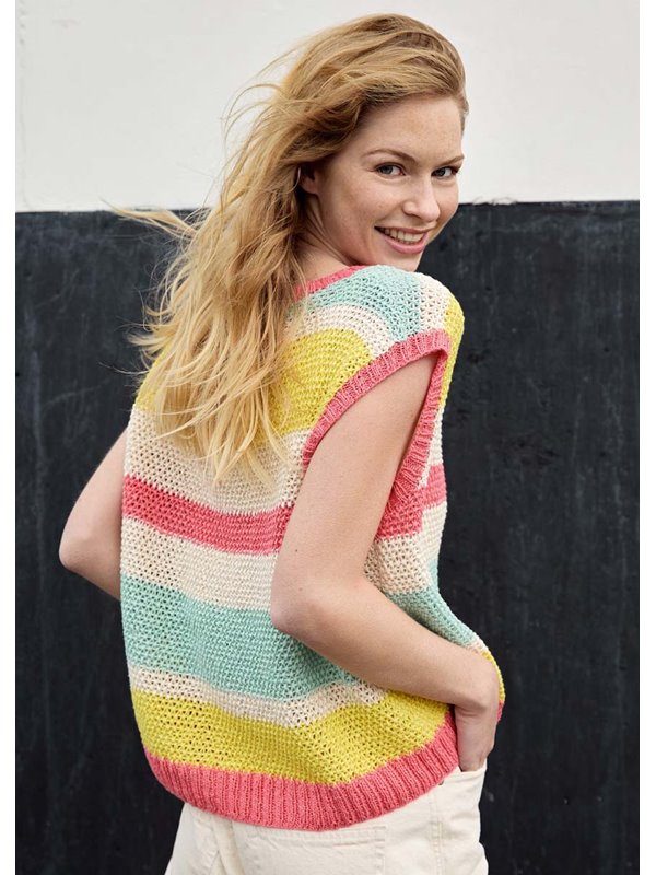 TOP IM STRUKTURMUSTER Summer Cashmere von Lana Grossa