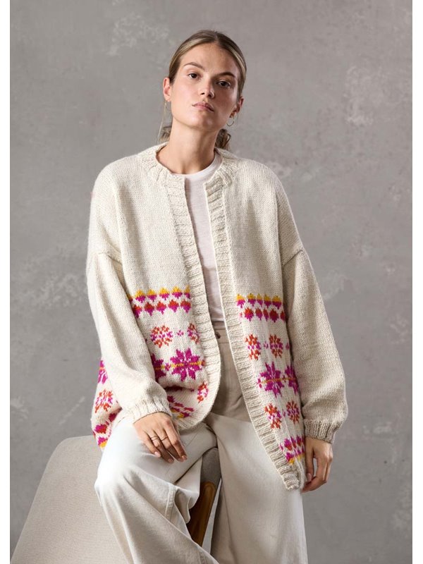 CARDIGAN Natural Lama Chunky von Lana Grossa