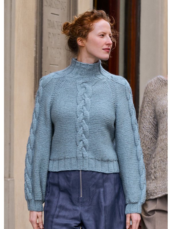 ZOPF-RAGLAN-PULLOVER Alta Moda Alpaca von Lana Grossa