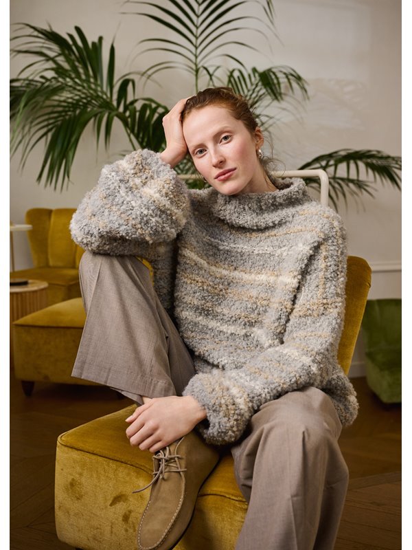 Lana Grossa STREIFEN-PULLOVER Orsetto