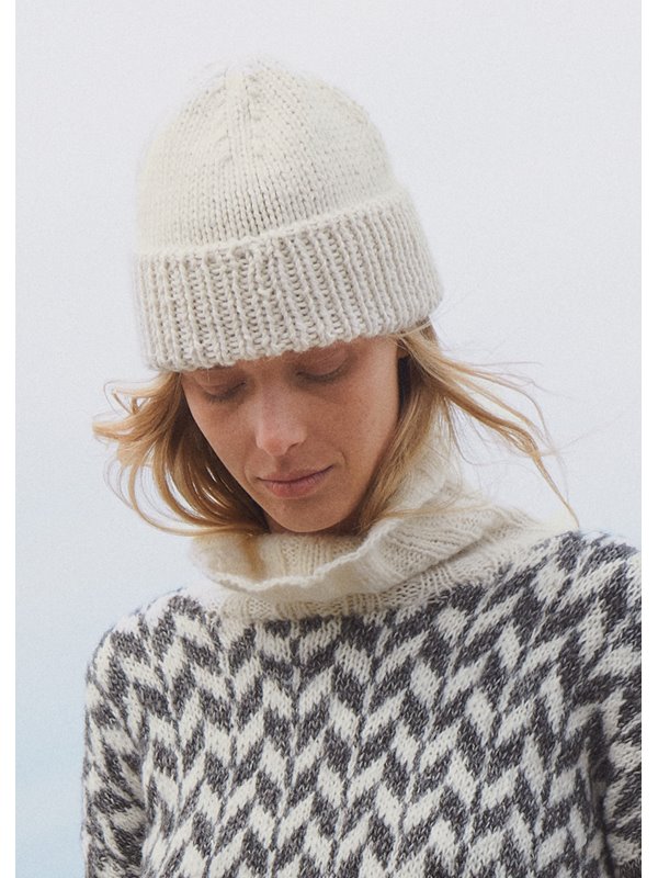 MÜTZE Natural Alpaca Classico von Lana Grossa