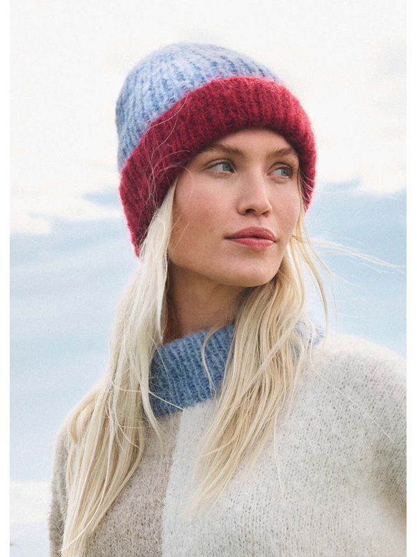 MÜTZE Natural Alpaca Lungo & Ecopuno von Lana Grossa