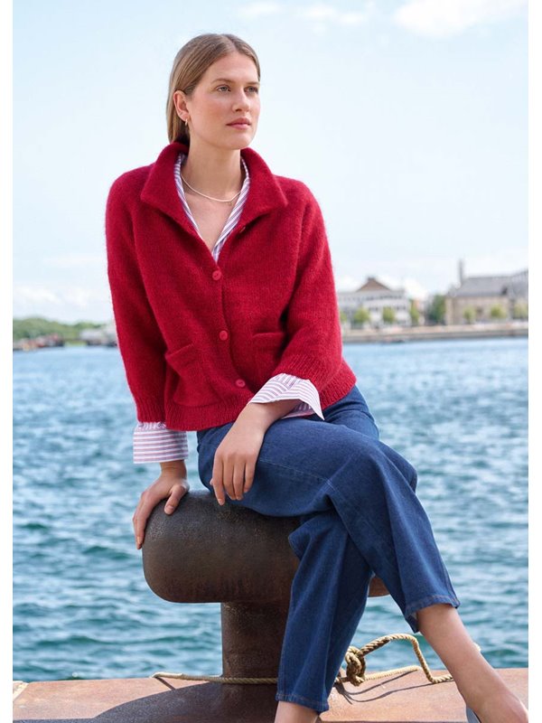 RAGLAN-CARDIGAN Ecopuno & Silkhair von Lana Grossa