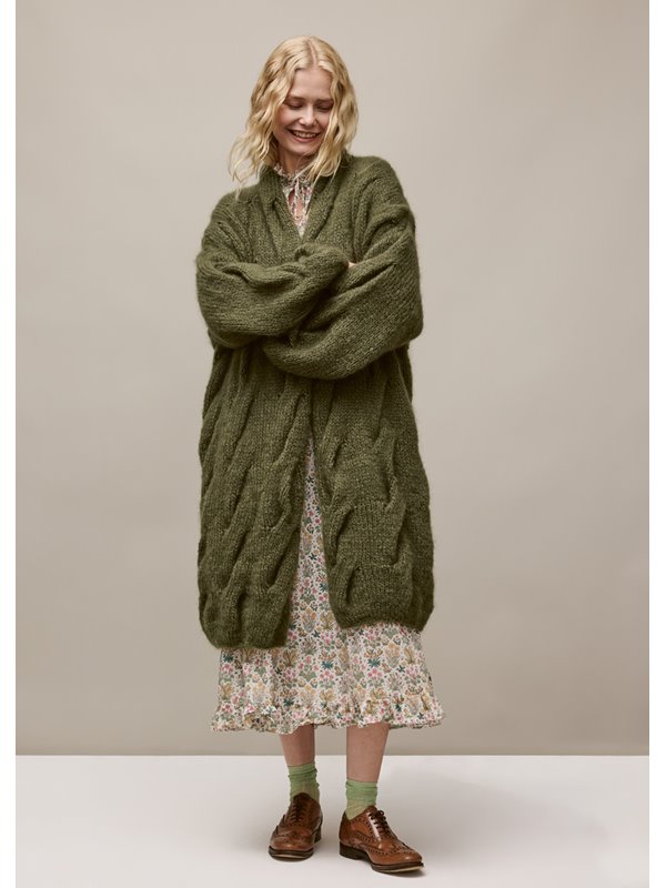 OVERSIZED-CARDIGAN Mohair di Gio von Lana Grossa