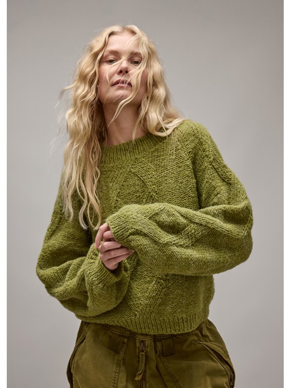 Lana Grossa RAGLAN-PULLOVER Nebbia