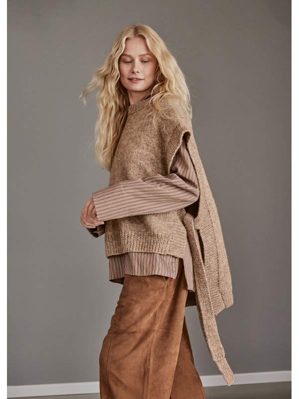 Lana Grossa SLIPOVER Natural Alpaca Pelo