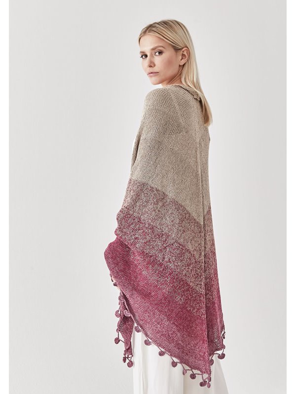 SOMMERLICH LEICHTES RIESENTUCH Shades of Cotton von Lana Grossa