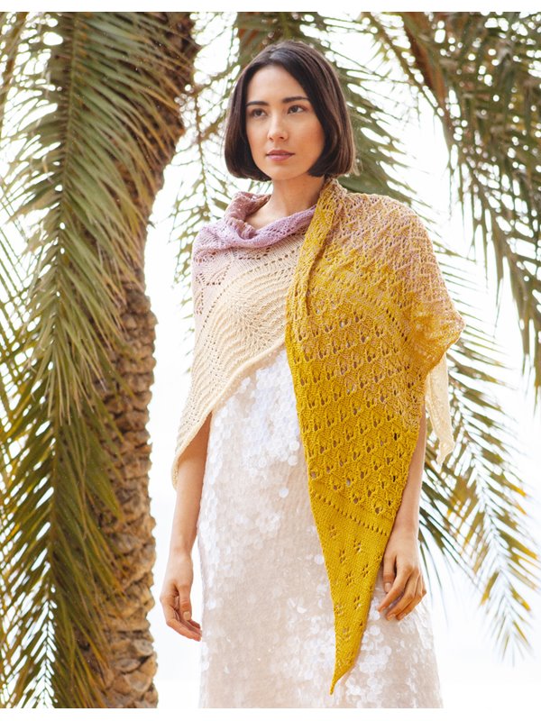 Lana Grossa MUSTERMIX-STOLA Shades of Cotton