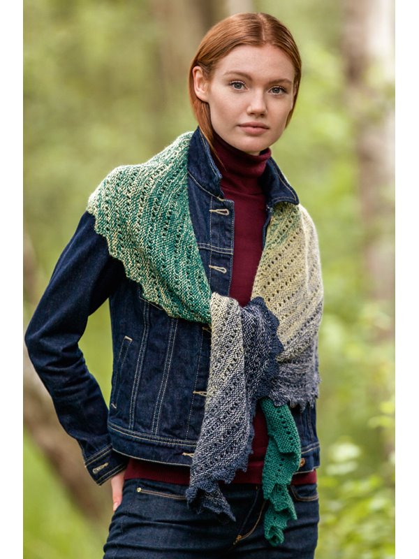 DRACHENSCHAL Shades of Alpaca Silk von Lana Grossa