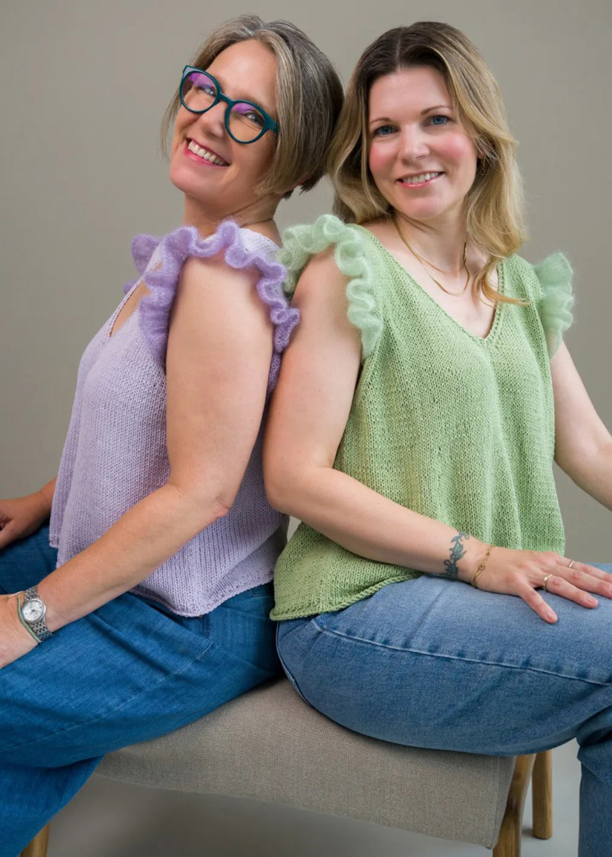 SOMMERSHIRT MIT VOLANTS Gioia & Silkhair von Lana Grossa