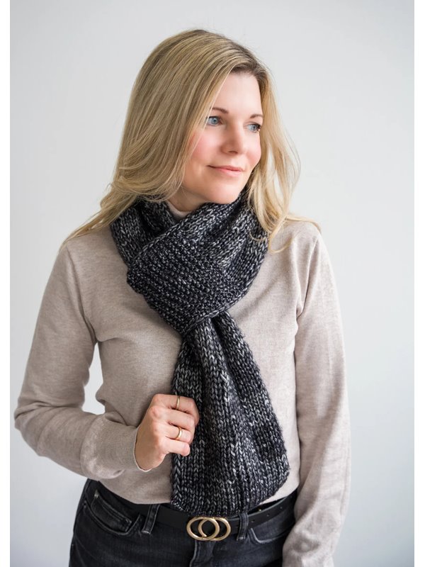 SCHAL in Doppelstrick-Technik Twinny & Lucida von Lana Grossa