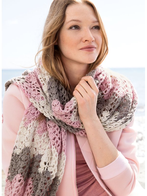 HÄKELSTOLA Slow Wool Lino von Lana Grossa