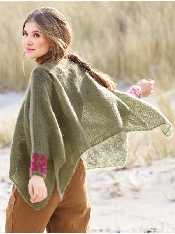 PONCHO Silkhair von Lana Grossa