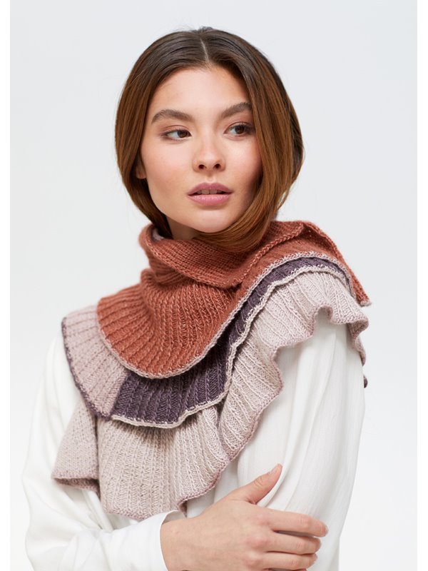 SCHAL Lace Seta Mulberry von Lana Grossa