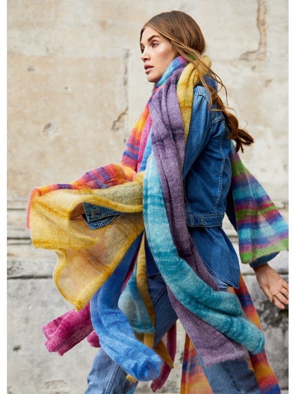 SCHAL Silkhair Haze Dégradé von Lana Grossa