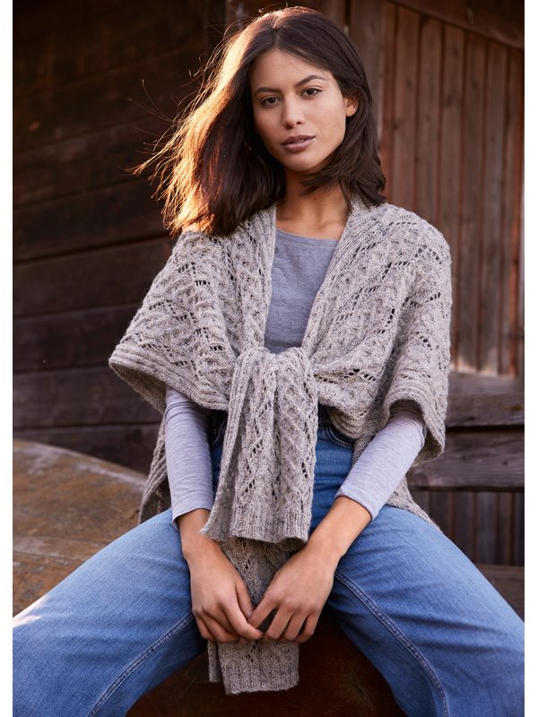 PONCHO Ecopuno Tweed von Lana Grossa