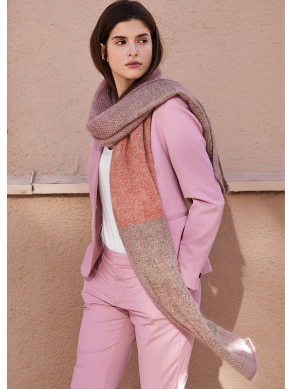 Lana Grossa STOLA Cool Wool Lace hand-dyed & Silkhair