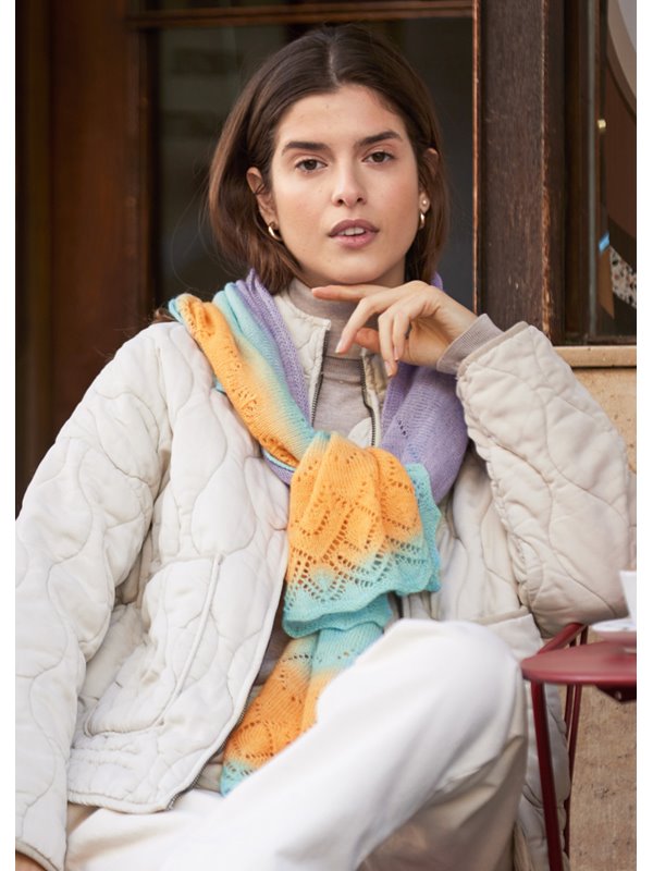 Lana Grossa STOLA Cool Wool Lace hand-dyed