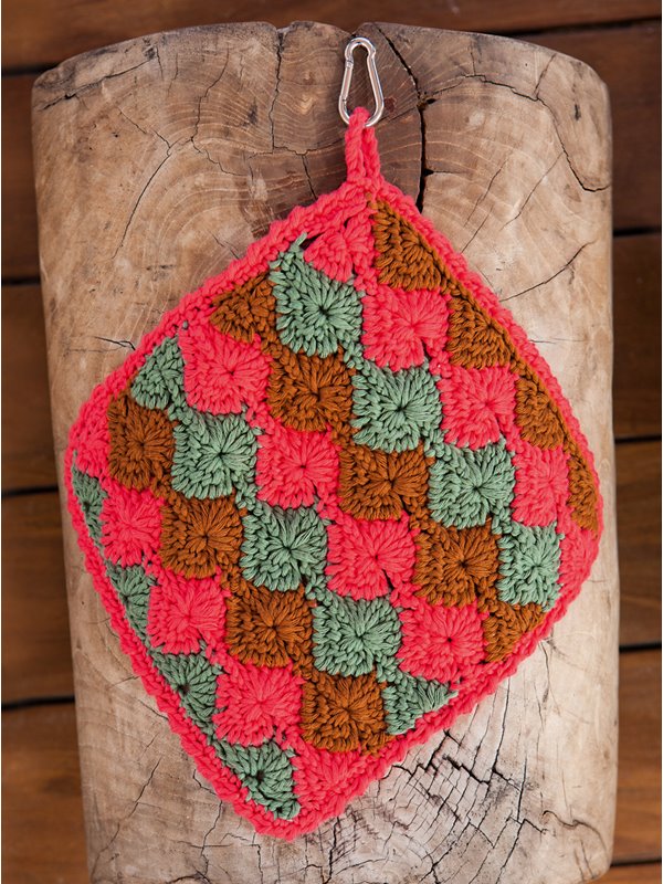 TOPFLAPPEN IM MUSCHELMUSTER Star von Lana Grossa