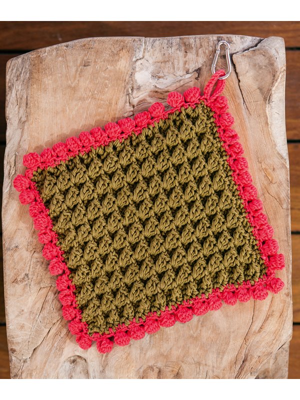 TOPFLAPPEN IM RELIEFMUSTER Cotone von Lana Grossa