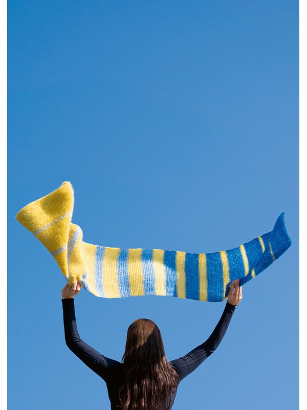 LOVE & PEACE SCHAL Silkhair von Lana Grossa