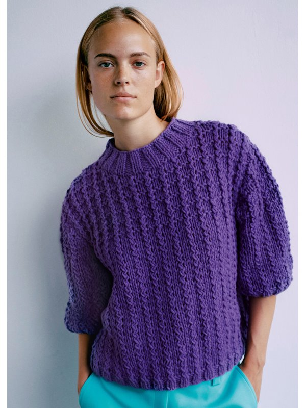KURZARM-PULLOVER Woohoo von Lana Grossa