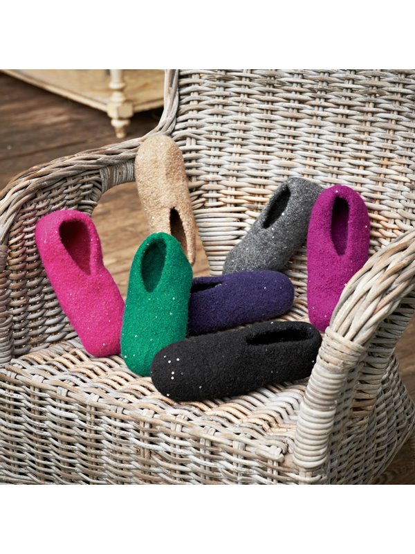 SCHUHE Feltro Paillettes von Lana Grossa