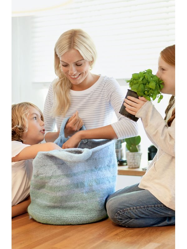 Lana Grossa MARKTTASCHE DEGRADÉ Feltro