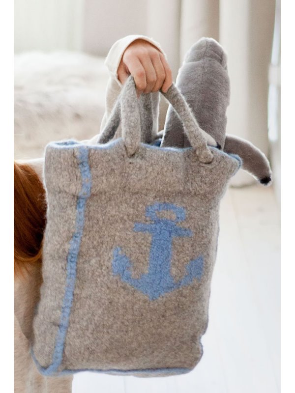 SHOPPER MIT ANKER Feltro von Lana Grossa