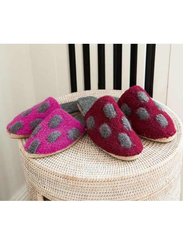 PANTOFFELN Feltro von Lana Grossa