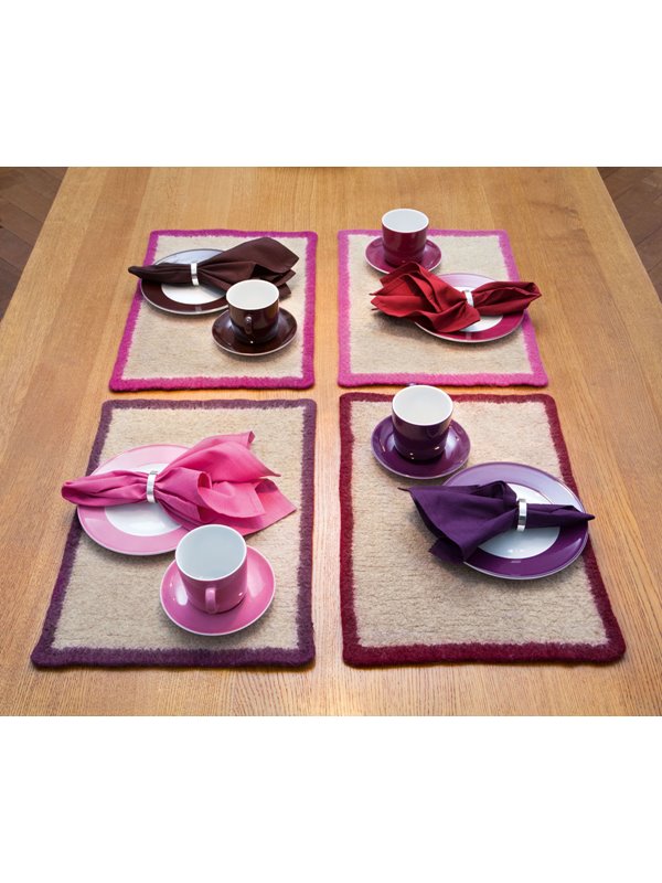 TISCHSETS Feltro von Lana Grossa