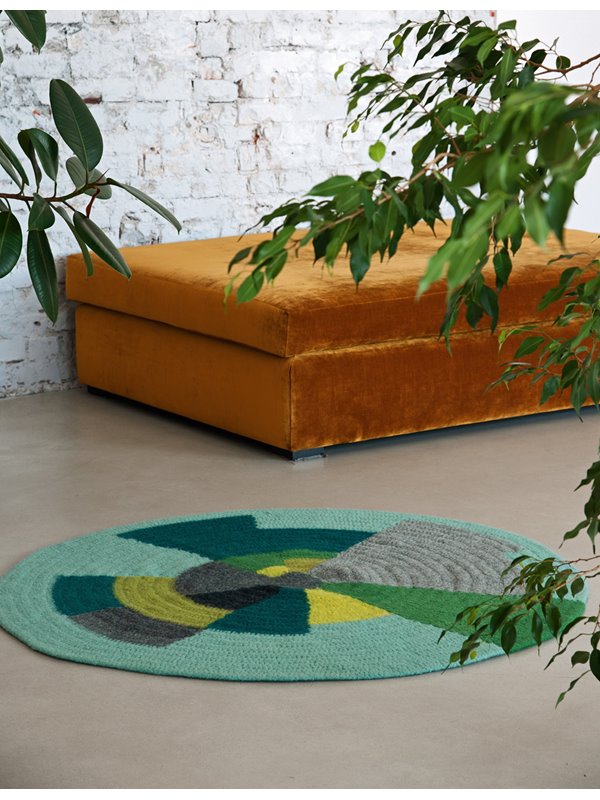 Lana Grossa RUNDER TEPPICH Feltro