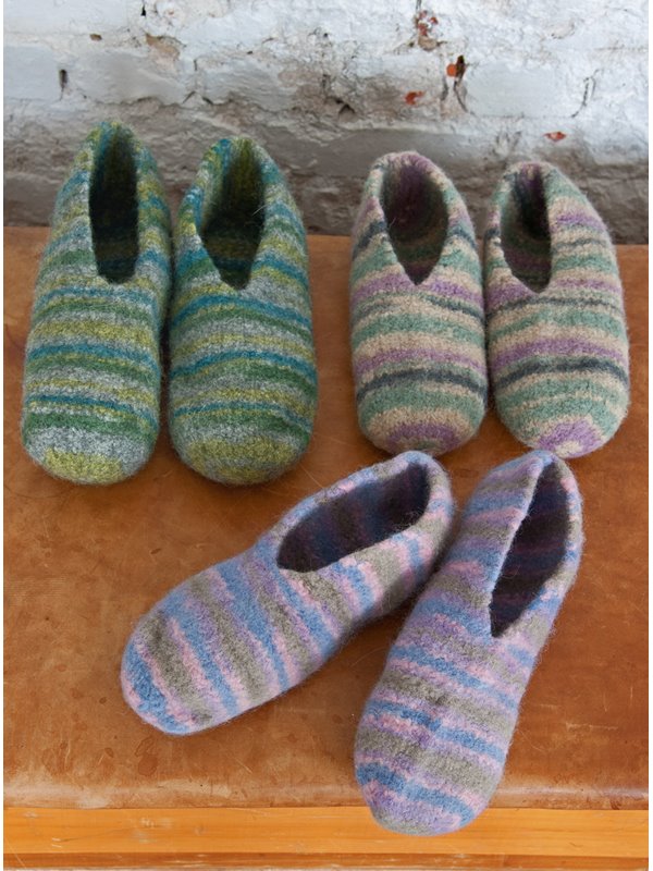 Lana Grossa HAUSSCHUHE Feltro Print