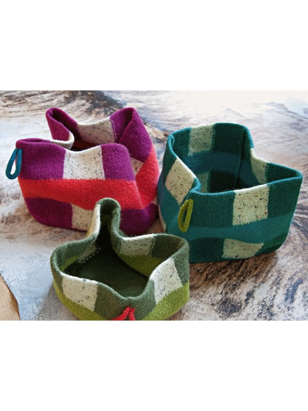 AUFBEWAHRUNGS-KÖRBE Feltro & Feltro Tweed von Lana Grossa