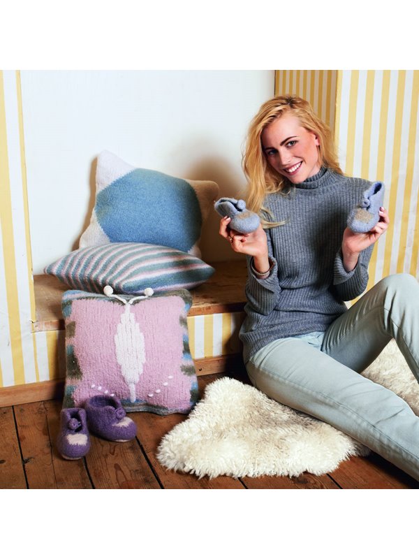 RAUTENKISSEN Feltro von Lana Grossa